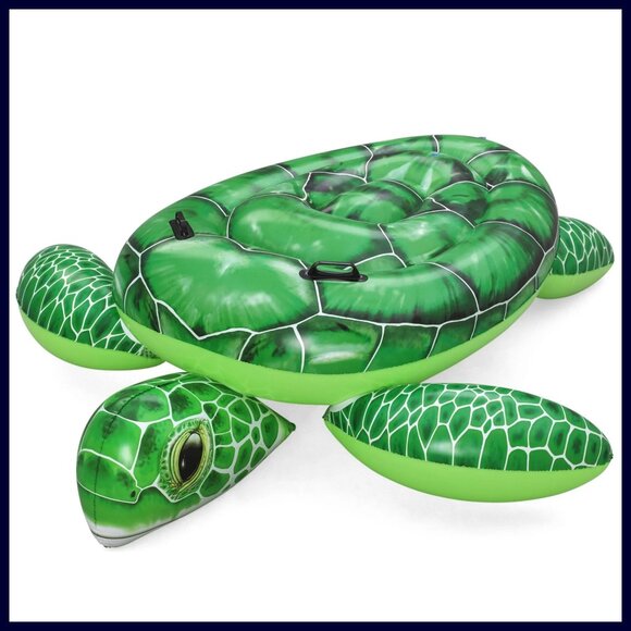 NIB Sea Turtle Animal Ride-On Inflatable Pool Float/Raft by Bestway 60"x55"x15" - Picture 6 of 12
